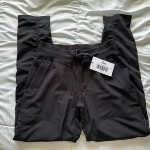 Zyia Black Plaza Jogger Pants XS